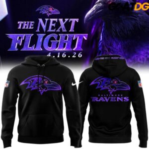 Baltimore Ravens The Next Flight 2026 Hoodie