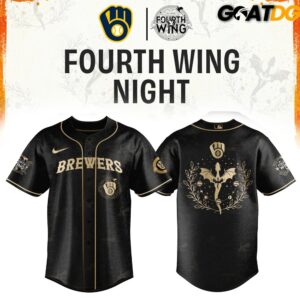 Milwaukee Brewers Fourth Wing Night Limited Edition Jersey 3