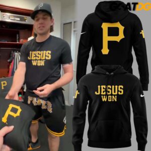 Pittsburgh Pirates x Jesus Won Special Edition Hoodie 2