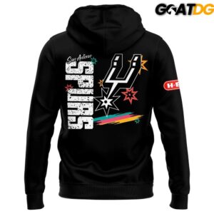 San Antonio Spurs Raweled Up 2026 NBA Playoffs Hoodie 3