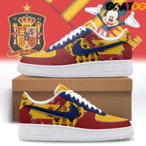 Spain x Mickey World Cup 2026 Limited Edition Air Force 1 2