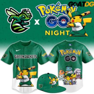 Augusta GreenJackets x Pokemon GO Night 2026 Edition Baseball Jersey