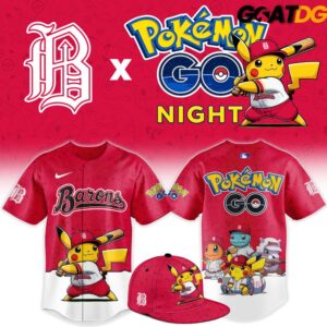 Birmingham Barons x Pokemon GO Night Mashup Limited Baseball Jersey