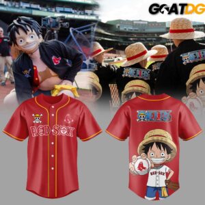 Boston Red Sox x One Piece Night 2026 Jersey 3