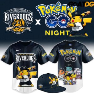 Charleston RiverDogs x Pokemon GO Night 2026 Edition Baseball Jersey