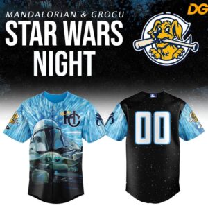 Charleston RiverDogs x Star Wars Night Game Limited Baseball Jersey 2