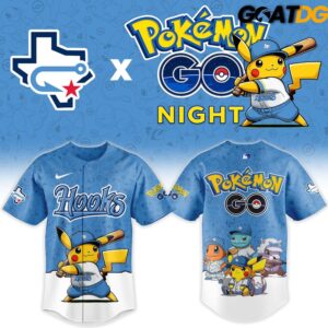 Corpus Christi Hooks x Pokemon GO Night Mashup Limited Baseball Jersey 2