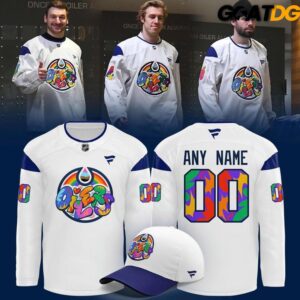 Edmonton Oilers Pride Night 2026 Limited Edition Jersey 1