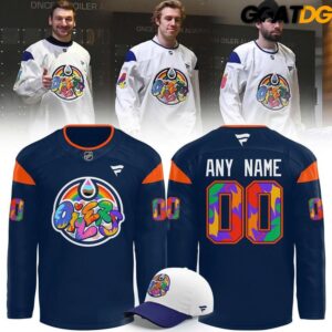 Edmonton Oilers Pride Night 2026 Limited Edition Jersey 2