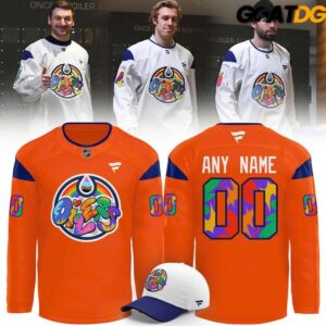 Edmonton Oilers Pride Night 2026 Limited Edition Jersey 3