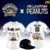 Hartford Yard Goats x Peanuts Night Mashup Limited Baseball Jersey Hartford Yard Goats x Peanuts Night Mashup Limited Baseball Jersey