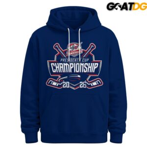 Evansville Thunderbolts SPHL 2026 Presidents Cup Championship Commemorative Hoodie 2