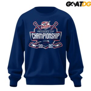 Evansville Thunderbolts SPHL 2026 Presidents Cup Championship Commemorative Sweatshirt 2