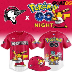Fayetteville Woodpeckers x Pokemon GO Night 2026 Edition Baseball Jersey