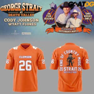 George Strait at Death Valley Limited Edition Football Jersey 1