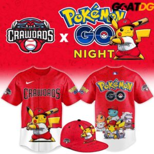 Hickory Crawdads x Pokemon GO Night 2026 Edition Baseball Jersey