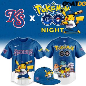 Knoxville Smokies x Pokemon GO Night 2026 New Baseball Jersey