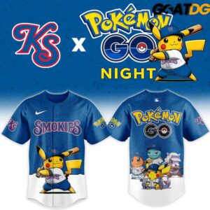Knoxville Smokies x Pokemon GO Night 2026 New Baseball Jersey 2