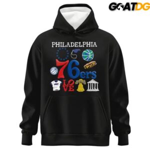 Philadelphia 76ers NBA x Market Limited Edition Hoodie 2