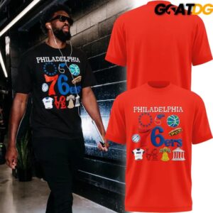 Philadelphia 76ers NBA x Market Limited Edition T Shirt 7