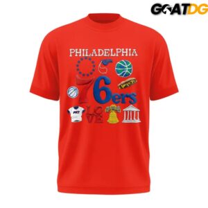 Philadelphia 76ers NBA x Market Limited Edition T Shirt 8