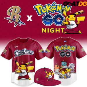 ScrantonWilkes-Barre RailRiders x Pokemon GO Night 2026 New Baseball Jersey