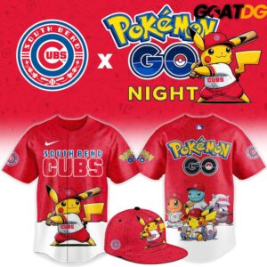 South Bend Cubs x Pokemon GO Night 2026 New Baseball Jersey