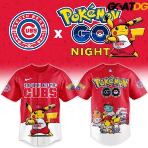 South Bend Cubs x Pokemon GO Night 2026 New Baseball Jersey 2