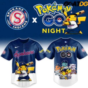 Spokane Indians x Pokemon GO Night 2026 New Baseball Jersey 2