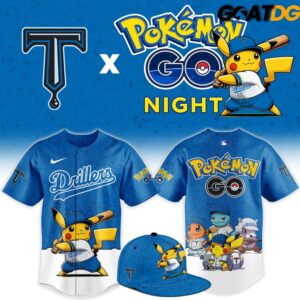 Tulsa Drillers x Pokemon GO Night 2026 New Baseball Jersey