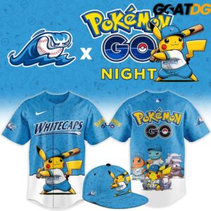 West Michigan Whitecaps x Pokemon GO Night 2026 New Baseball Jersey